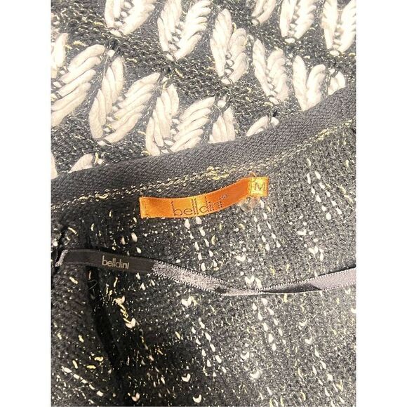 Belldini Sparkly Long Sleeve Long Cardigan Sweater Tunic Size Medium - Picture 5 of 5